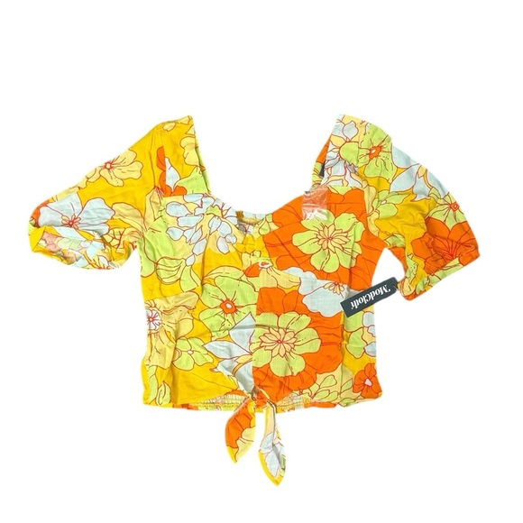 ModCloth Honolulu Seaside Cottage Getaway Top Size Medium - Picture 1 of 5